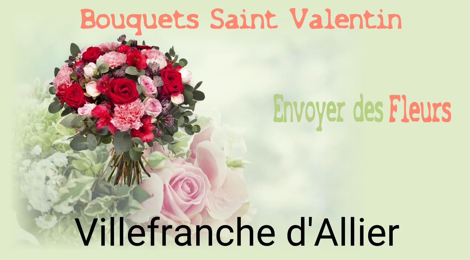 Roses de Saint-Valentin livrées à Villefranche-d'Allier